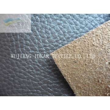 1,10 mm grande Lichee padrão tecido de couro PU